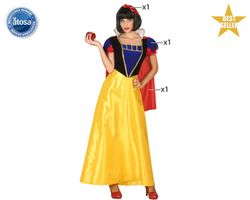 Disfraz princesa de cuento blancanieves adulta