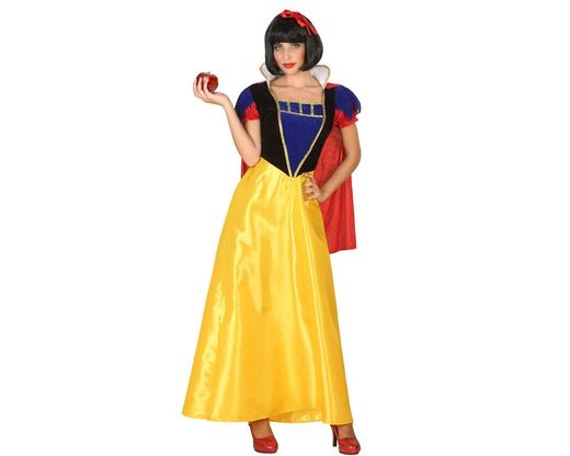 Disfraz princesa de cuento blancanieves adulta