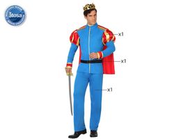 Disfraz principe adulto