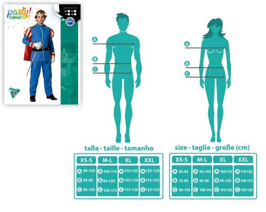 Disfraz Principe Azul Adulto