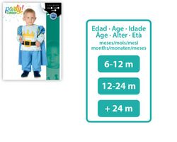 Disfraz principe azul bebé