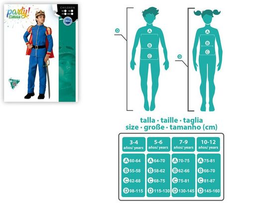 Disfraz Principe Azul Infantil