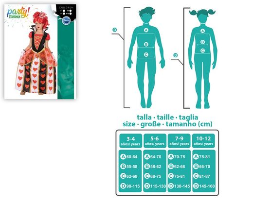 Königin der Herzen Kostüm