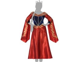 Disfraz reina medieval adulto