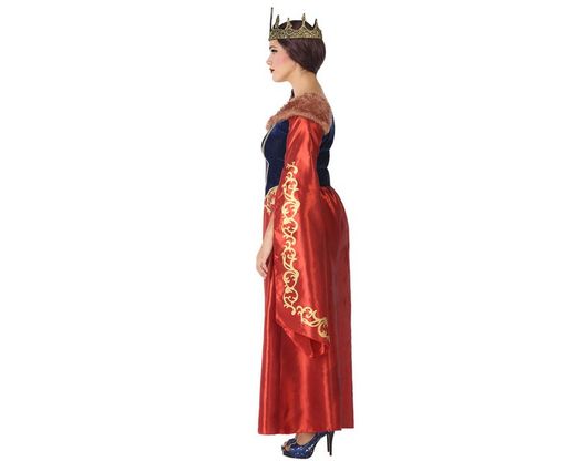 Disfraz reina medieval adulto