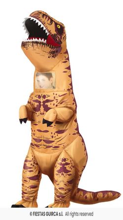 Disfraz Rex Hinchable adulto