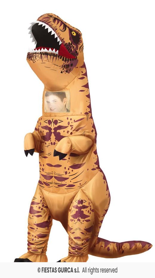 Disfraz Rex Hinchable adulto