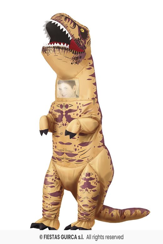 Disfraz Rex Hinchable adulto