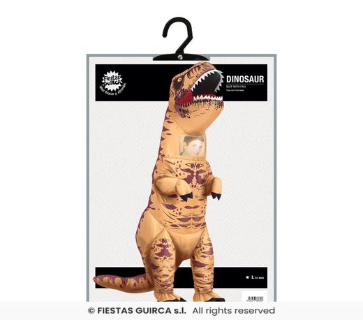 Disfraz Rex Hinchable adulto