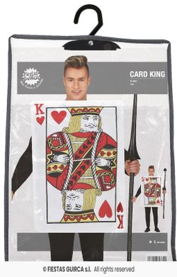 Disfraz Rey de cartas adulto