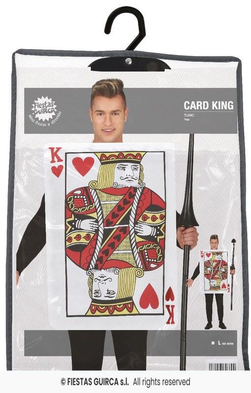 Disfraz Rey de cartas adulto