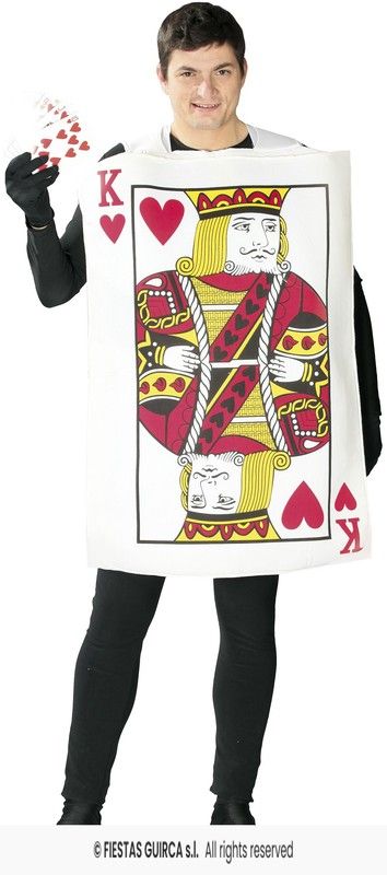 Disfraz Rey de cartas adulto