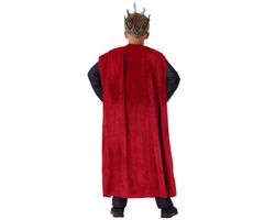 Disfraz rey medieval rojo infantil