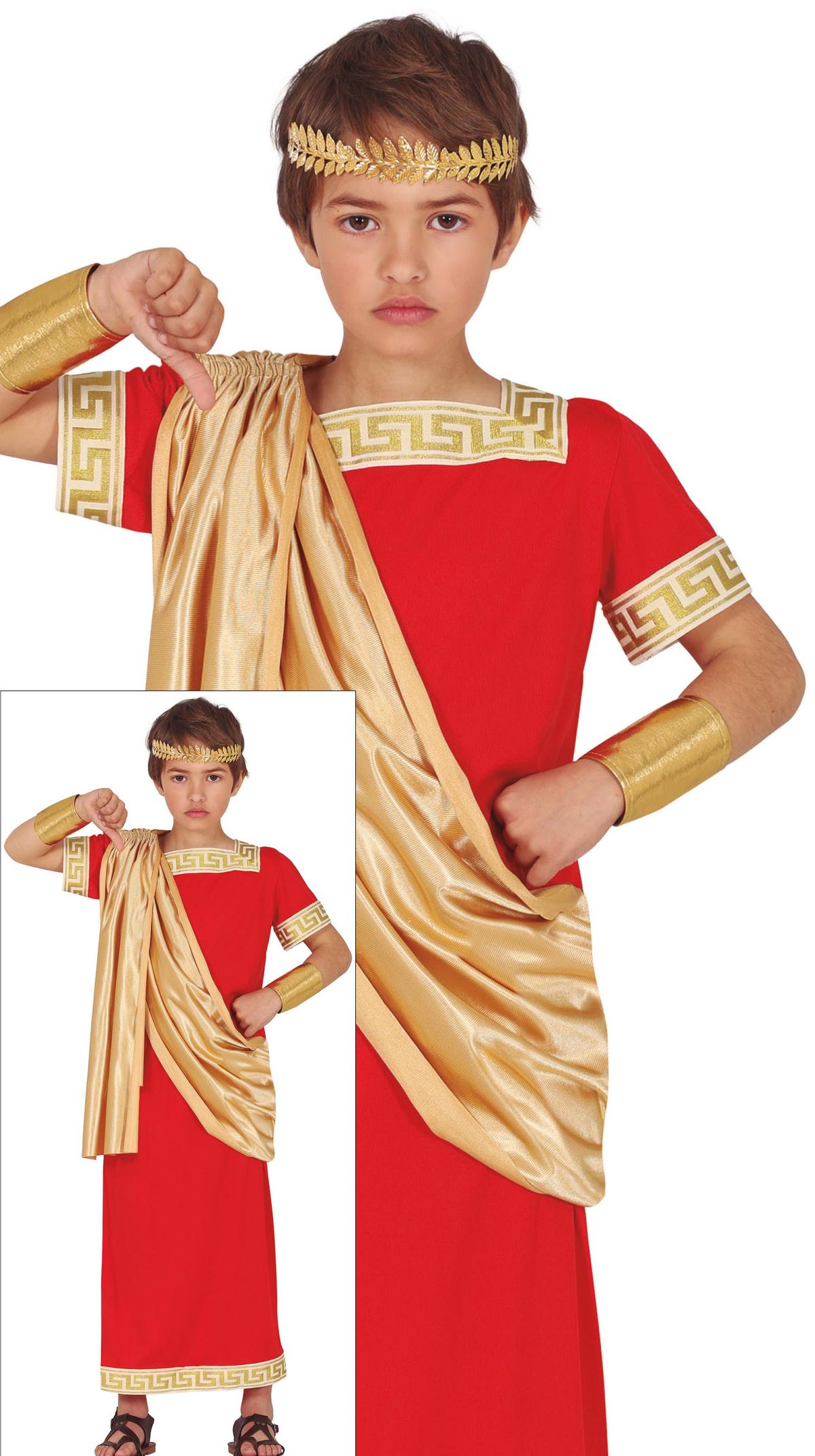 Disfraz Romano-Griego infantil 10-12 años