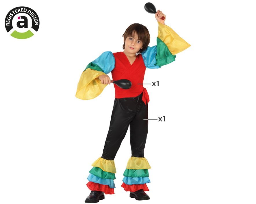 Disfraz Rumbero-Salsero infantil 10-12 años