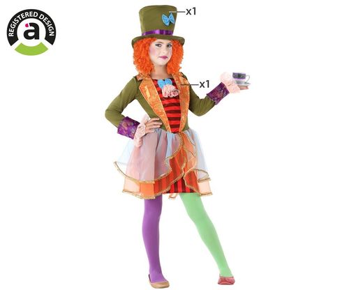 Disfraz Sombrerera Loca Infantil
