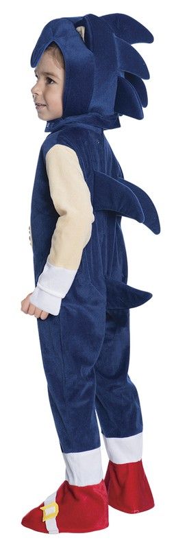 Disfraz sonic preescolar deluxe infantil