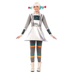 Disfraz Spacewoman galáctico futurista adulta