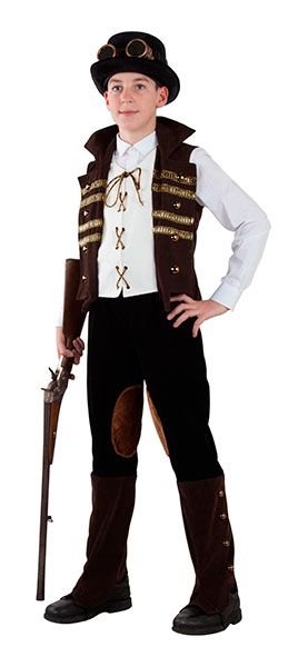 Disfraz Steampunk futurista retro infantil