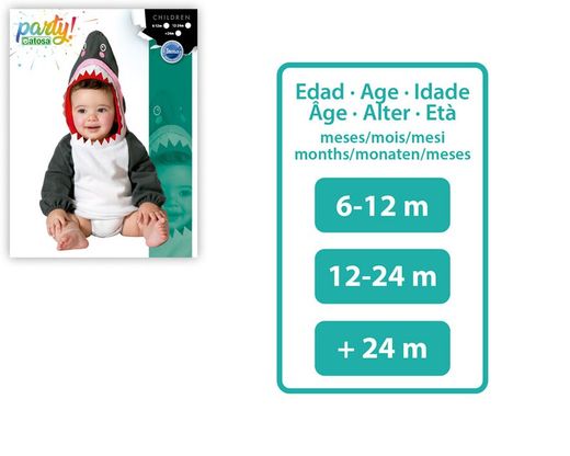 Disfraz tiburon bebé