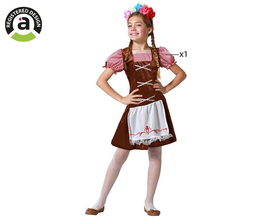 Disfraz Tirolesa infantil 10-12 años