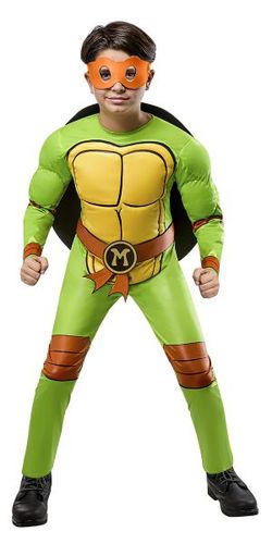 Disfraz tortugas ninja 4 en 1 deluxe infantil