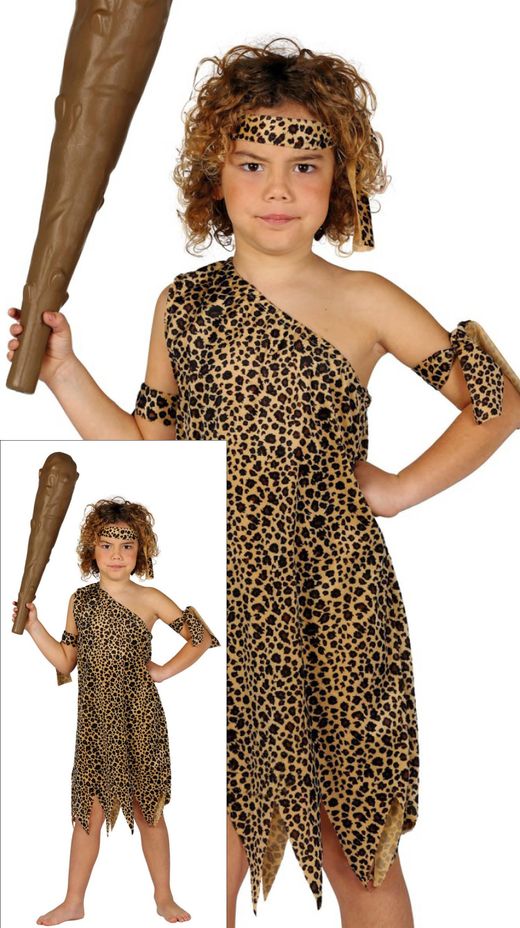 Disfraz Troglodita-Cavernicola infantil