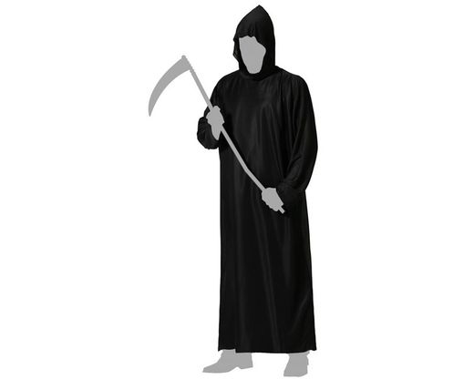 Disfraz túnica tenebrosa negro adulto