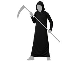 Disfraz túnica tenebrosa negro infantil