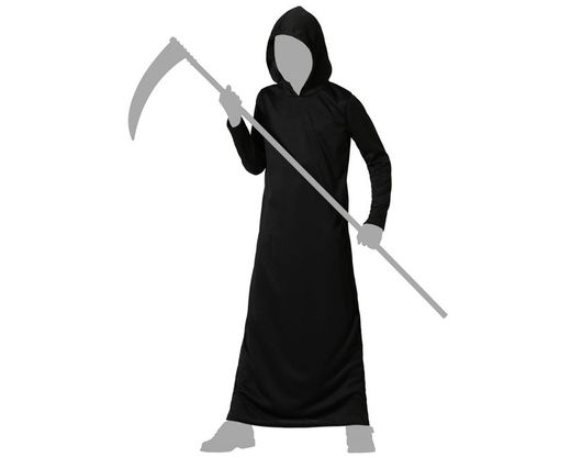 Disfraz túnica tenebrosa negro infantil