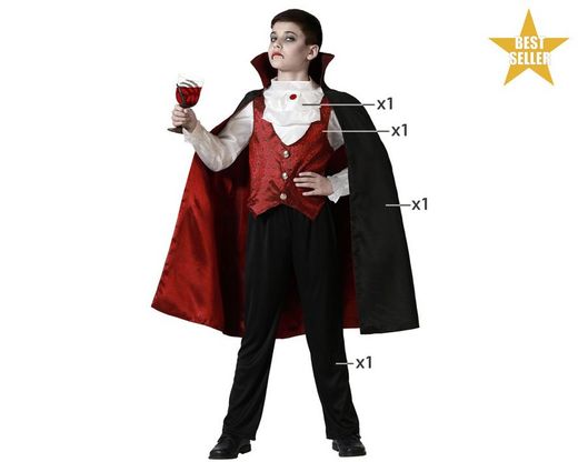 Disfraz vampiro niño infantil