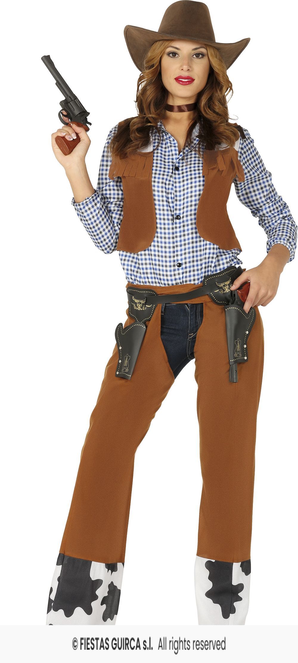 Disfraz Vaquera Cowboy adulta L