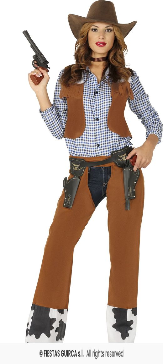 Disfraz Vaquera Cowboy adulta