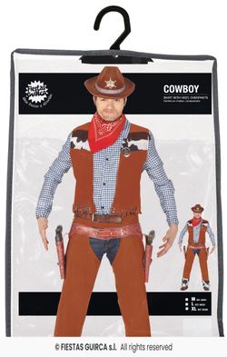 Disfraz Vaquero Cowboy adulto