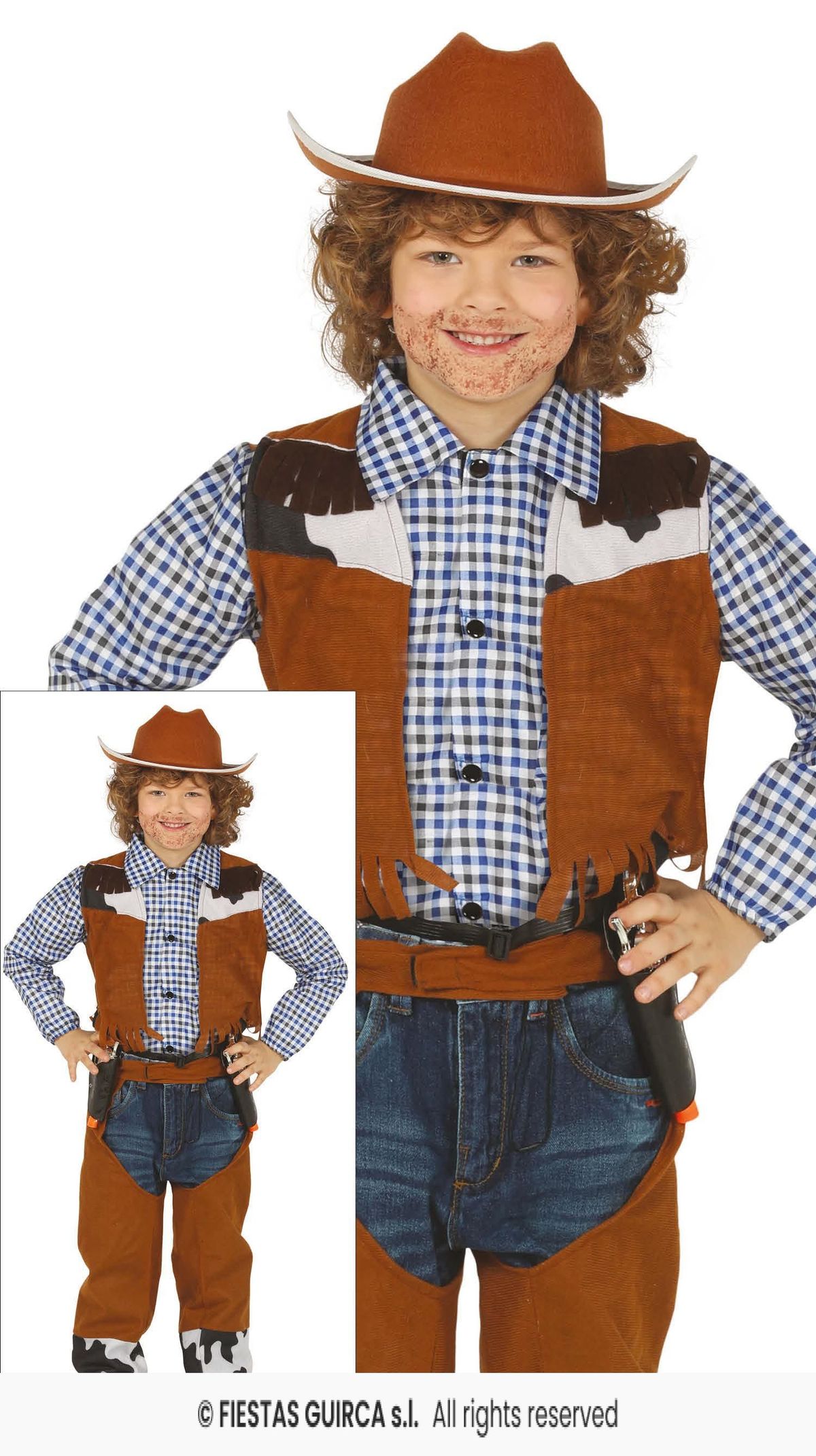 Disfraz Vaquero/a Cowboy unixes infantil 10-12 años