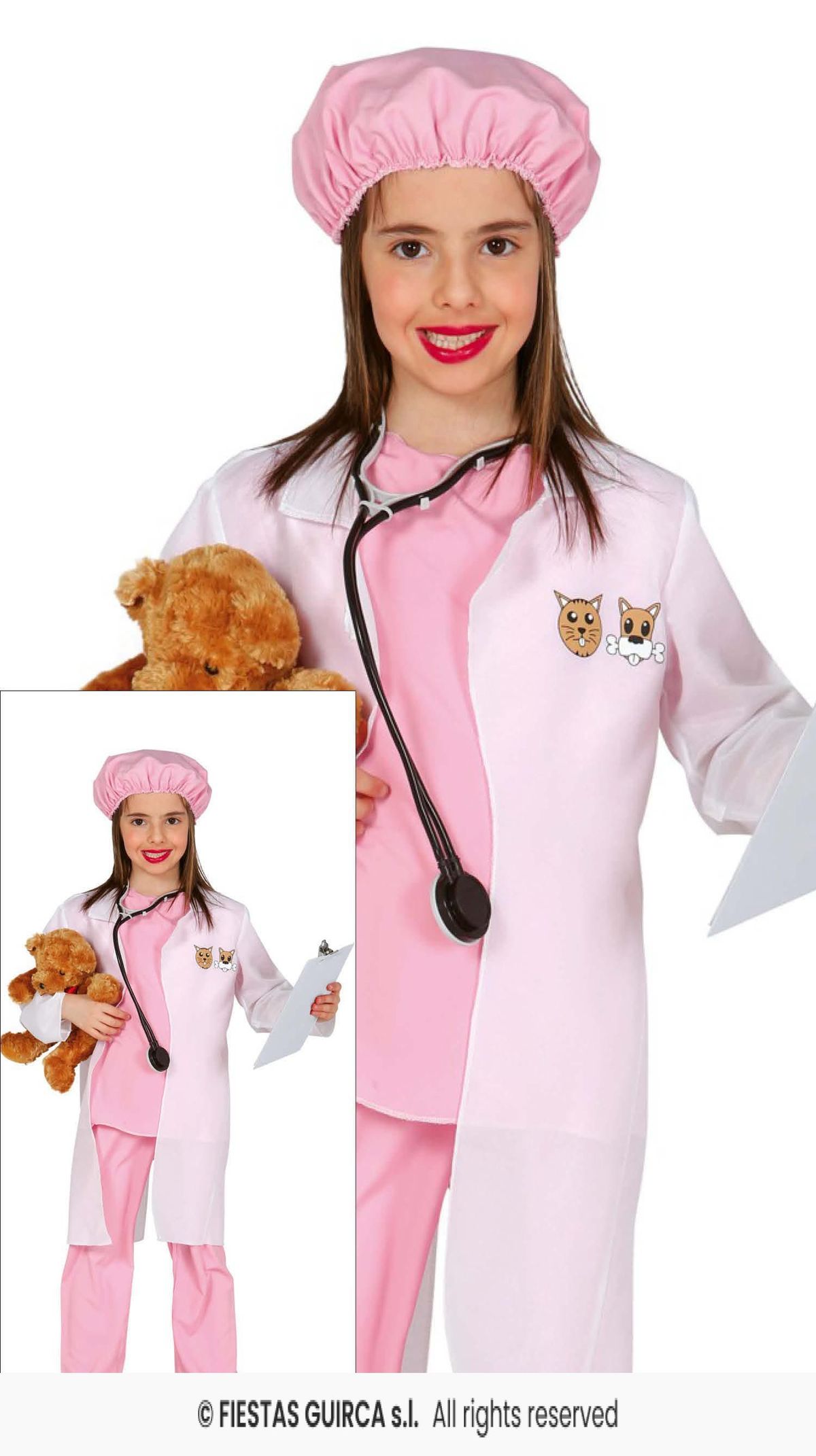 Disfraz Veterinaria infantil 3-4 años