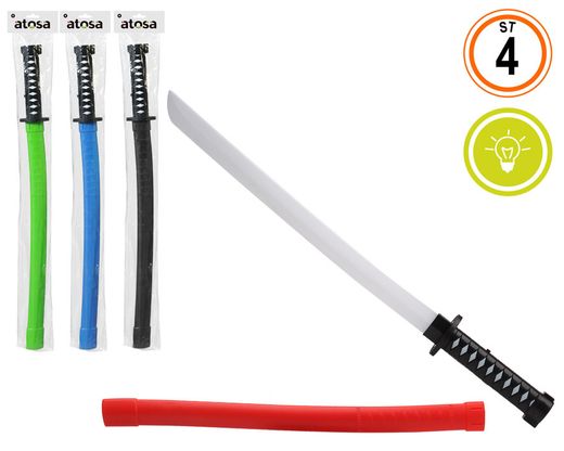 Espadas Ninja 68Cm Luz 4 St. 76111