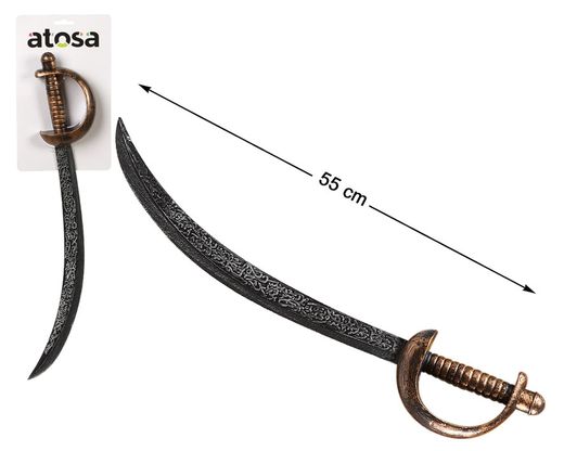 Espadas Piratas 60X15.5Cm Dorado 37046