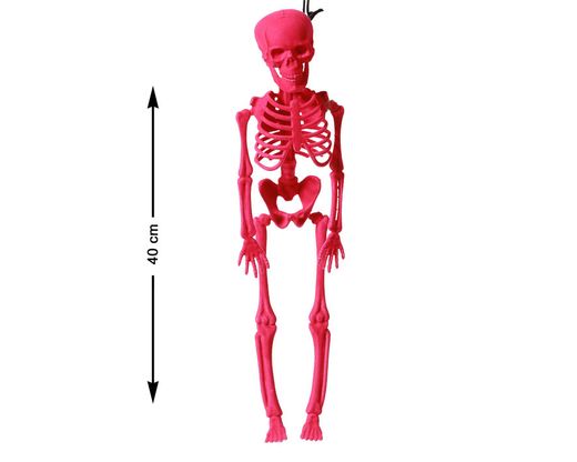 Esqueleto 40 Cm Flocado Rosa