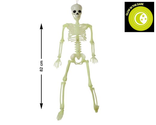 Esqueleto Articulado 82 Cm Glow In The Dark
