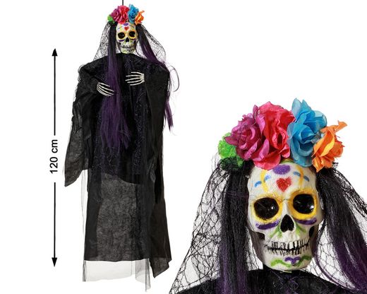 Esqueleto Colgante 120X90X14Cm Muerte Mexicana