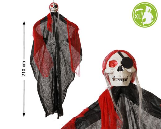 Esqueleto Pirata Colgante 210Cm