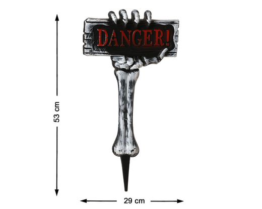 Estaca Jardin 53X29 Cm Danger