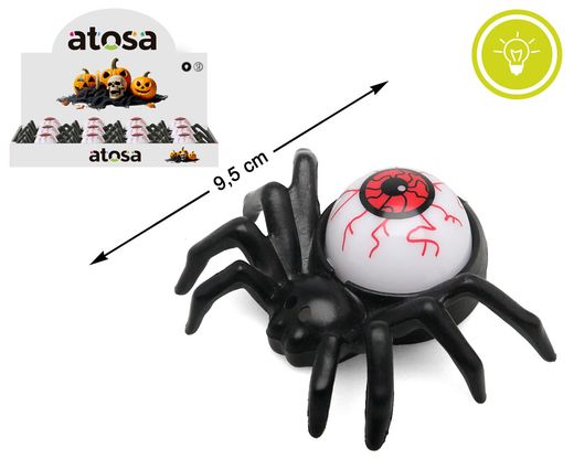 Exp/12- Araña 3X9 Cm Con Luz