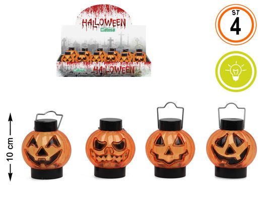 Exp/12- Calabaza 10X7Cm Luz 4 St.