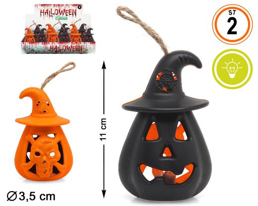 Exp/12- Calabaza 11X7Cm Luz 2 St.