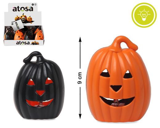 Exp/12- Calabaza 9X7Cm Luz