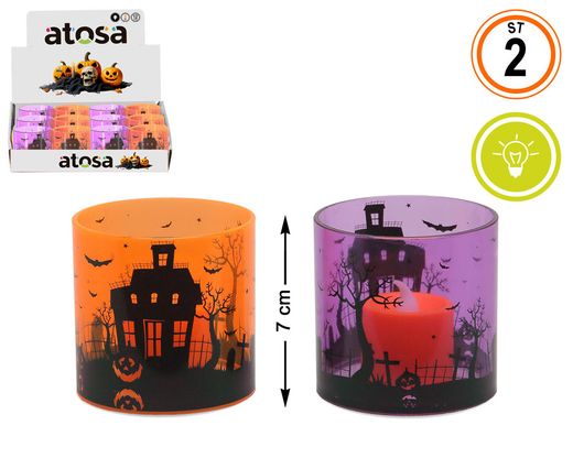 Exp/12- Vela 7 Cm Con Luz 2 St.