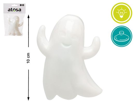 Fantasma Con Ventosa 10 Cm Luz