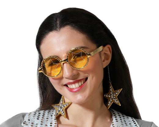 Gafas Con Estrellas Dorado 66795